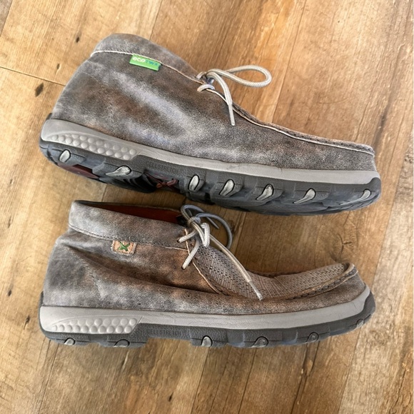 Twisted X ECO Chukka Driving Moc Shoes Gray main image 8